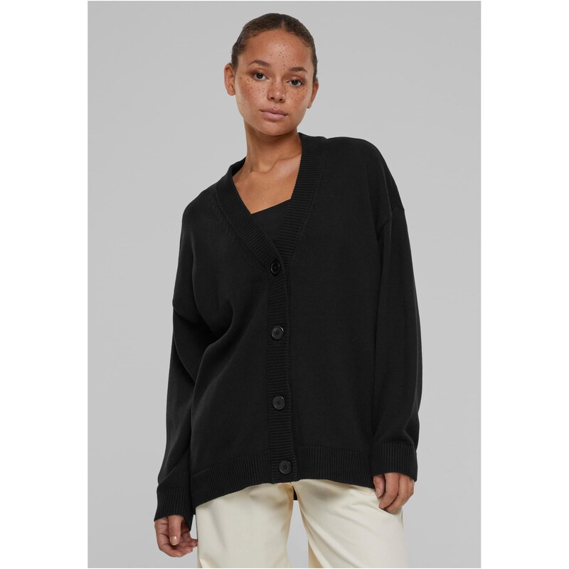Urban Classics Dámský oversized cardigan - černý