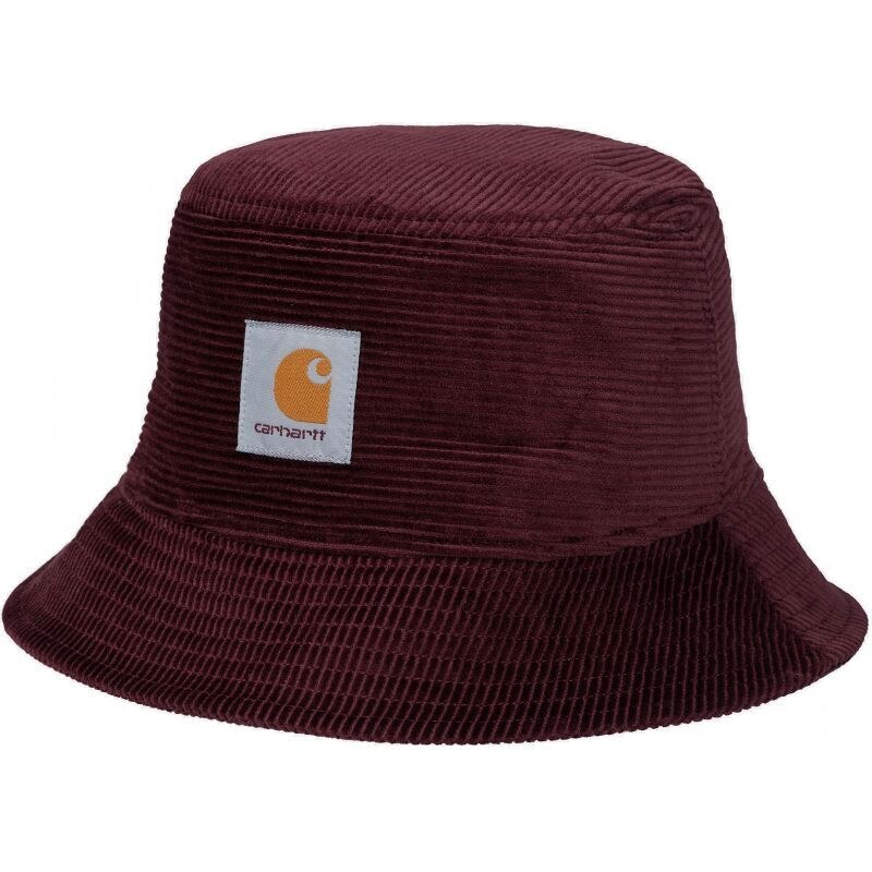 KLOBOUK CARHARTT WIP Cord - vínová -