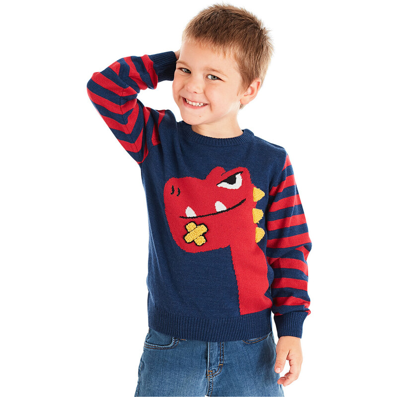 Denokids The mischievous Dino Boy Sweater