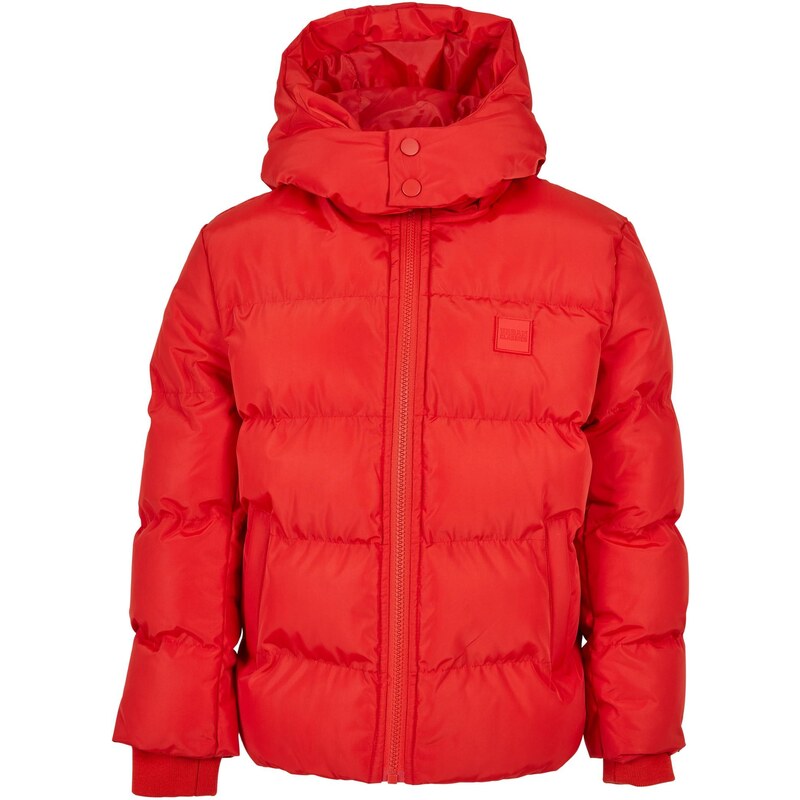 Urban Classics Kids Chlapecká mikina Puffer Jacket s kapucí