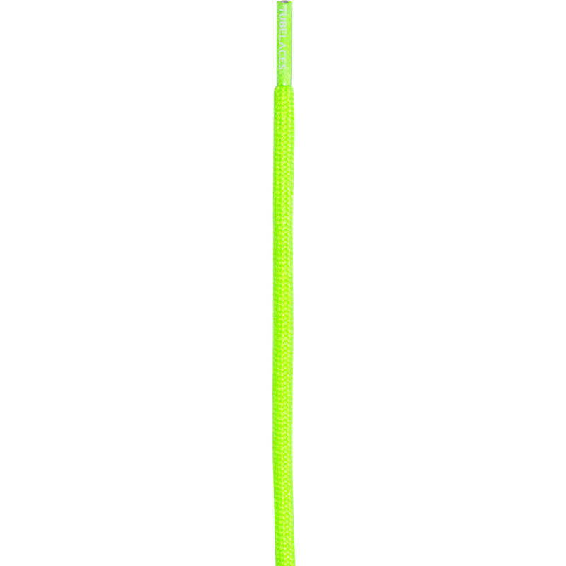 TUBELACES Pevné lano neonové zelené
