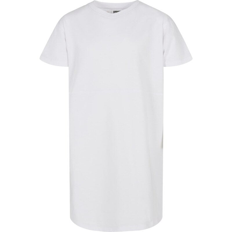 Urban Classics Kids Dívčí organické oversized tričko bílé