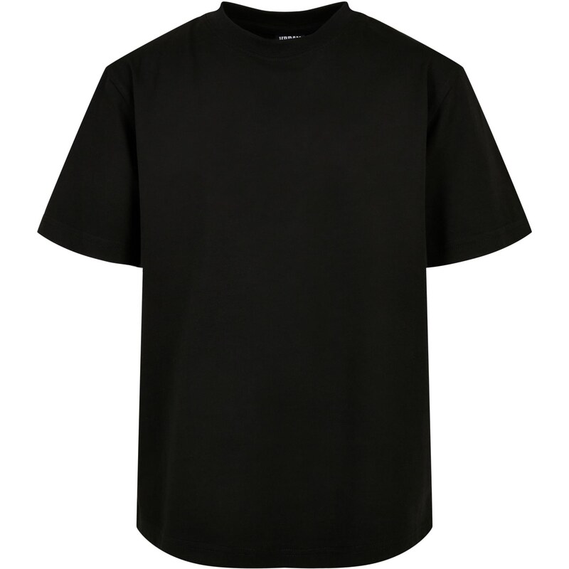 Urban Classics Kids Chlapecké vysoké tričko černé barvy