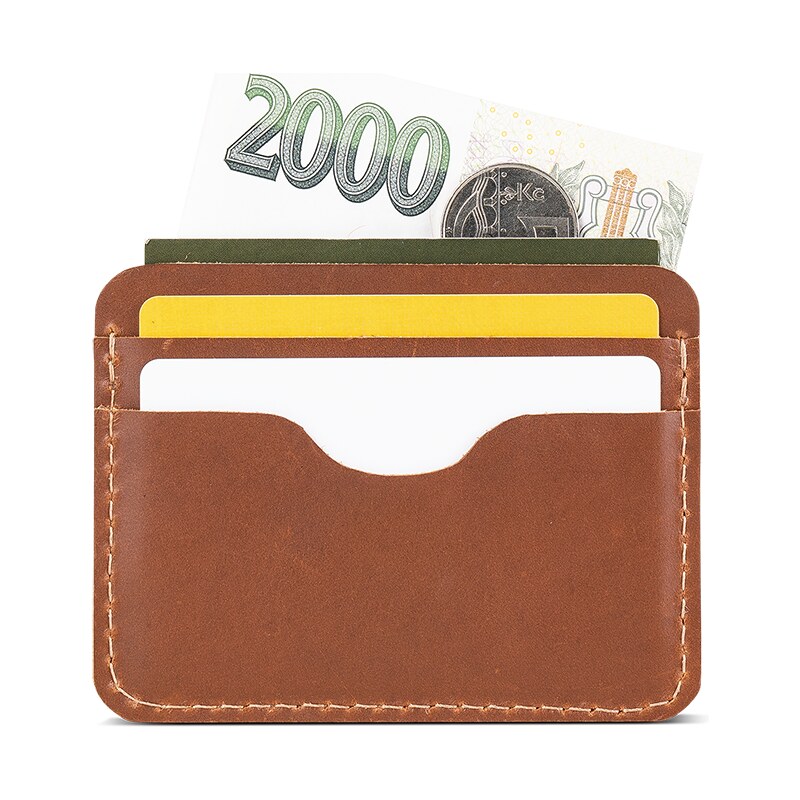 Bagind Kredy - praktický cardholder či malá peněženka z hovězí kůže