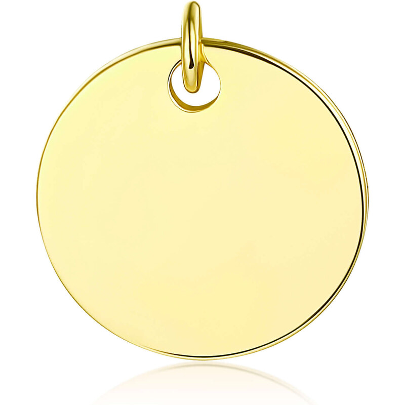 Olivie Stříbrný přívěsek KRUH GOLD 8081