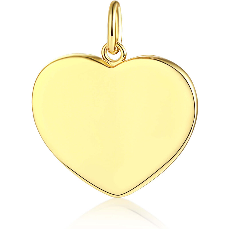 Olivie Stříbrný přívěsek SRDCE GOLD 8078