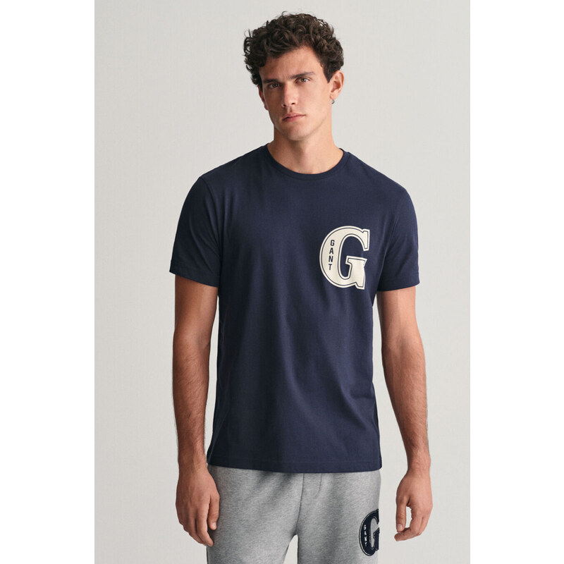 TRIČKO GANT G GRAPHIC T-SHIRT EVENING BLUE