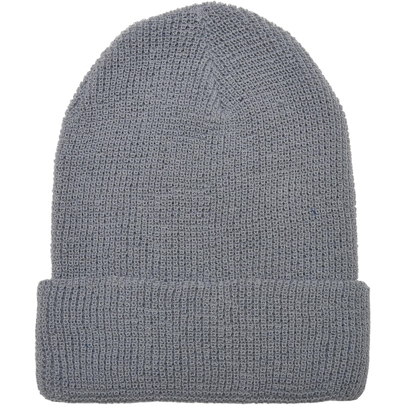 Flexfit Recyklovaná příze Waffle Knit Beanie šedá