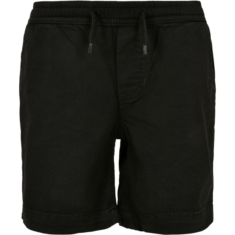 Urban Classics Kids Boys Strech Twill Joggshorts černé