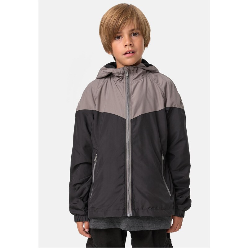 Urban Classics Chlapecké 2-Tone Tech Windrunner asfalt/černá