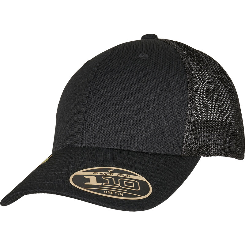 Flexfit 110 Recycled Alpha Shape Trucker černý