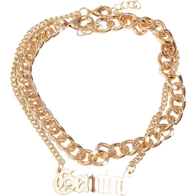 Urban Classics Accessoires Zodiac Golden Anklet gemini