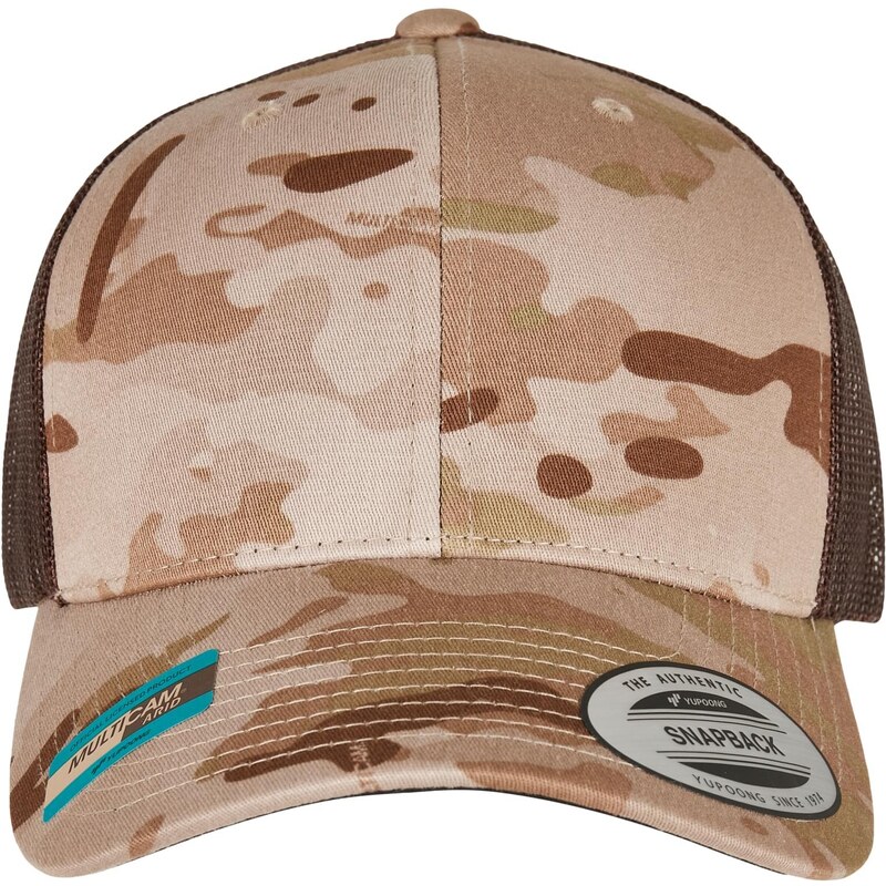 Flexfit Retro Trucker Multicam vyprahlé/hnědé