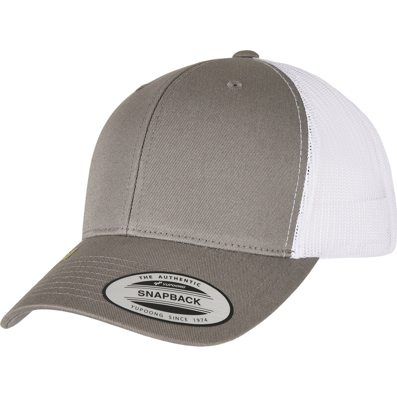 Flexfit YP CLASSICS RECYCLED RETRO NÁKLADNÍ ČEPICE 2-TONE šedá