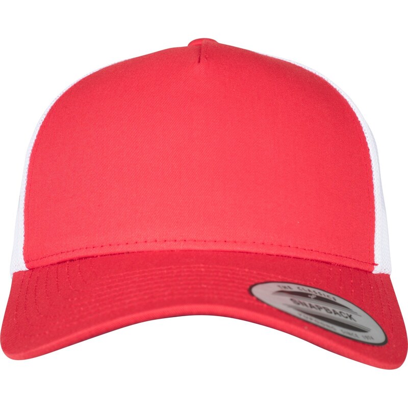 Flexfit 5-panelový retro Trucker 2-Tone Cap červená/wht