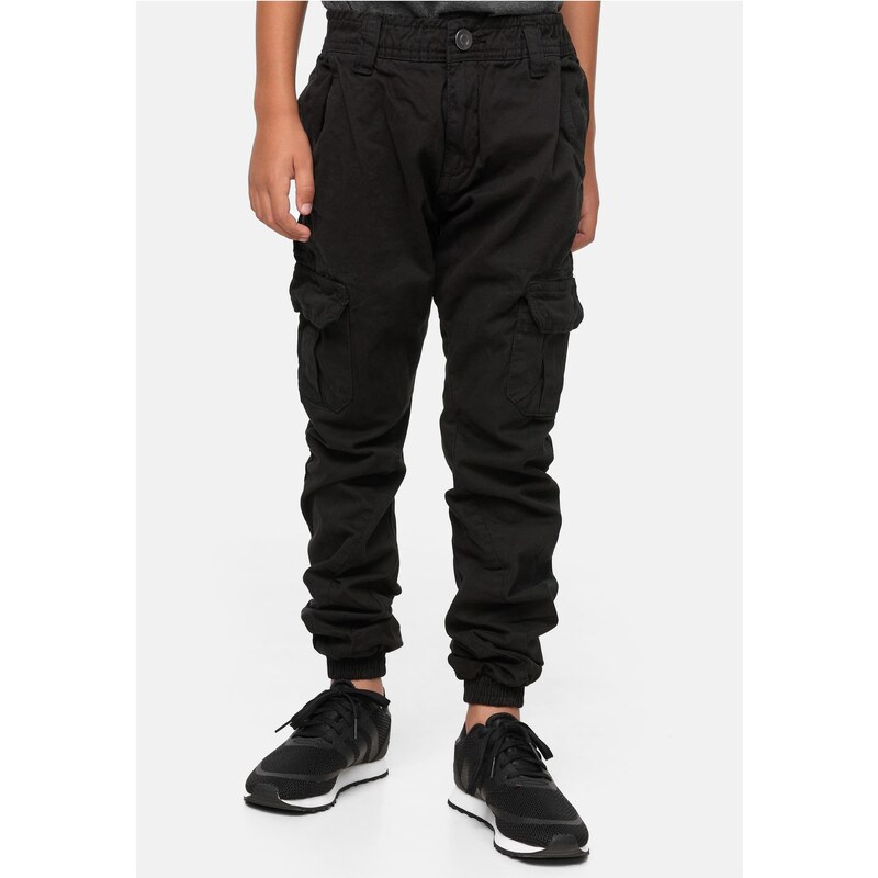Urban Classics Chlapecké Cargo Jogging Kalhoty černé