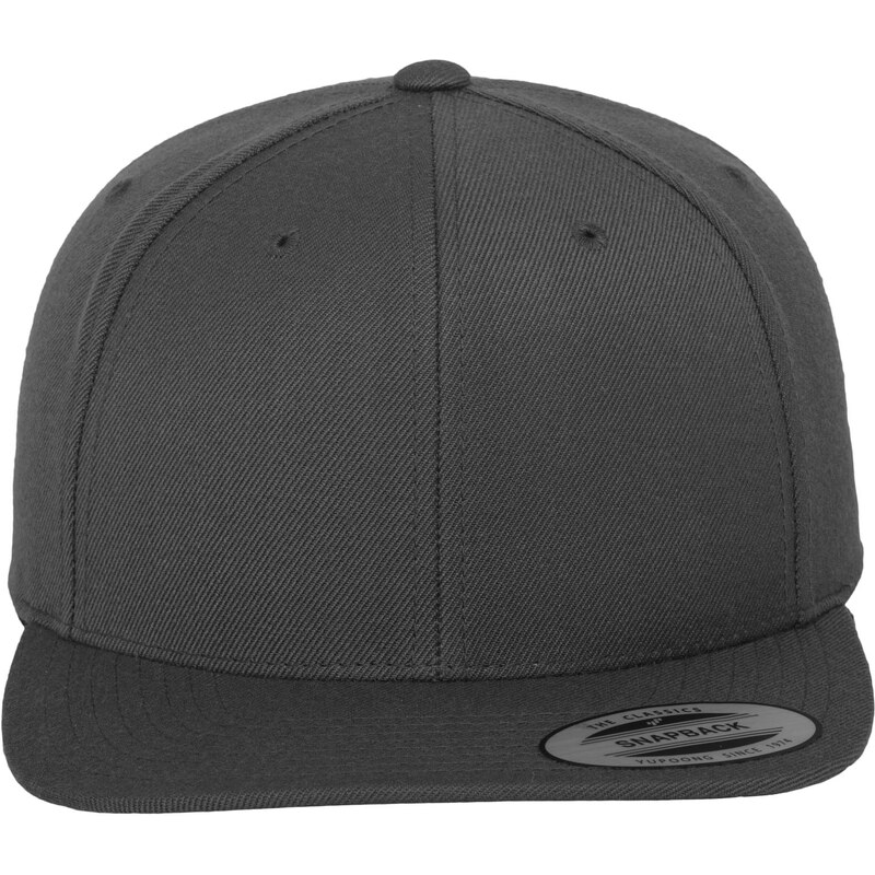 Flexfit Klasický Snapback tmavě šedý