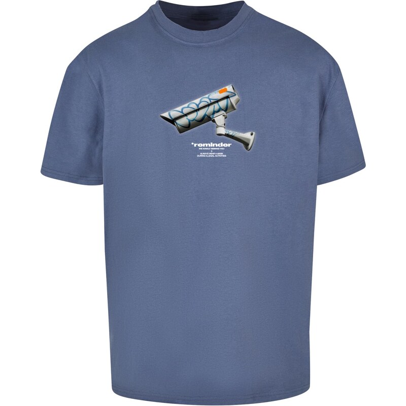 Mister Tee CCTV oversize tričko vintageblue