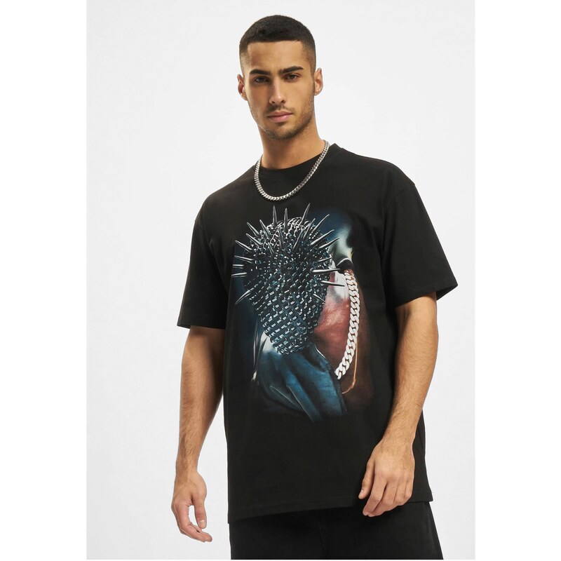 Mister Tee Thorned Mask Oversize Tee černé