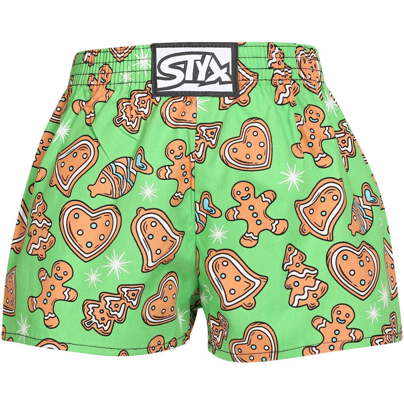 Dětské trenky Styx art klasická guma Vánoce perníčky (J1753) 6-8