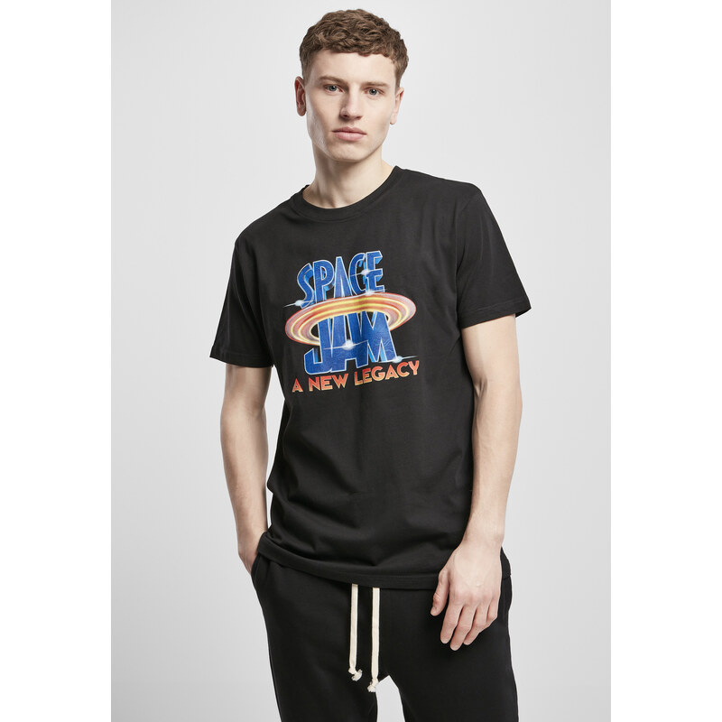 Mister Tee Pánské tričko s logem Space Jam černé
