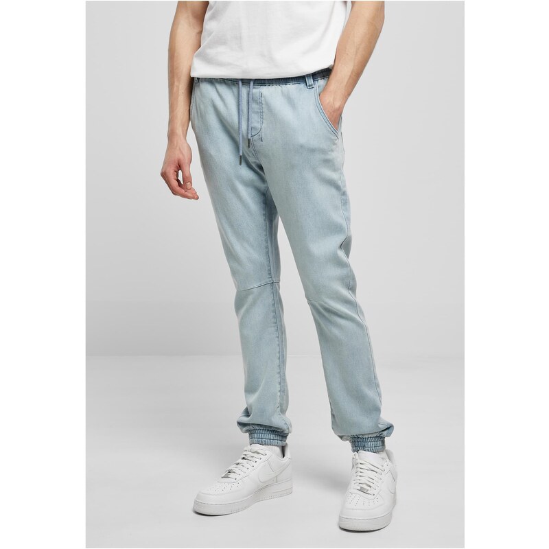 Urban Classics Pánské džínové kalhoty Jogpants sv. modré