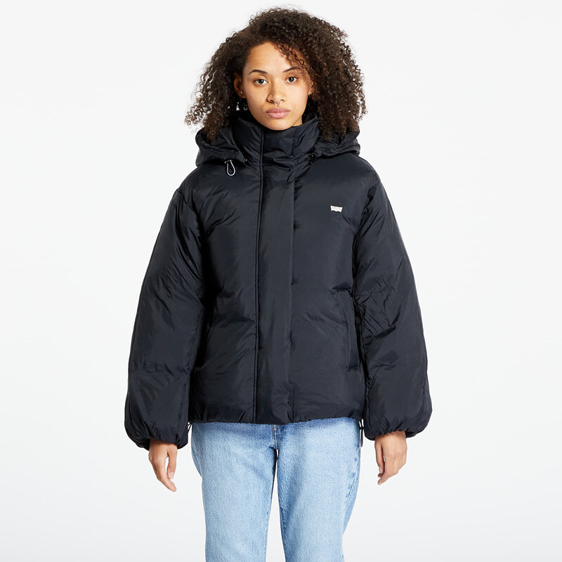 Dámská péřová bunda Levi's  Pillow Bubble Shorty Puffer Jacket Black