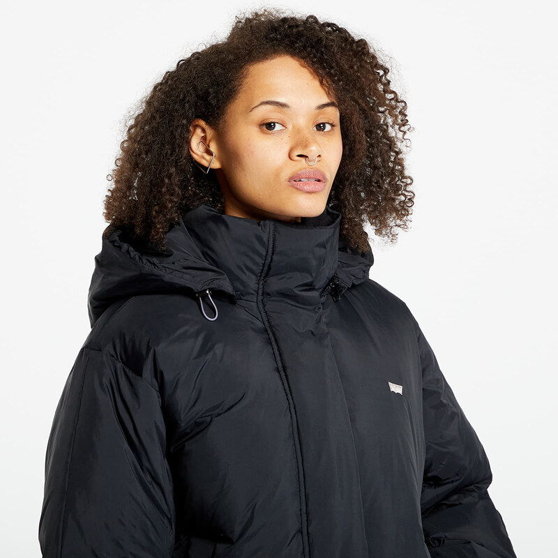 Dámská péřová bunda Levi's Pillow Bubble Shorty Puffer Jacket Black