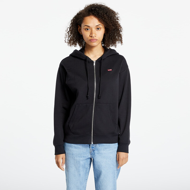 Dámská mikina Levi's Standard Zip Hoodie Black