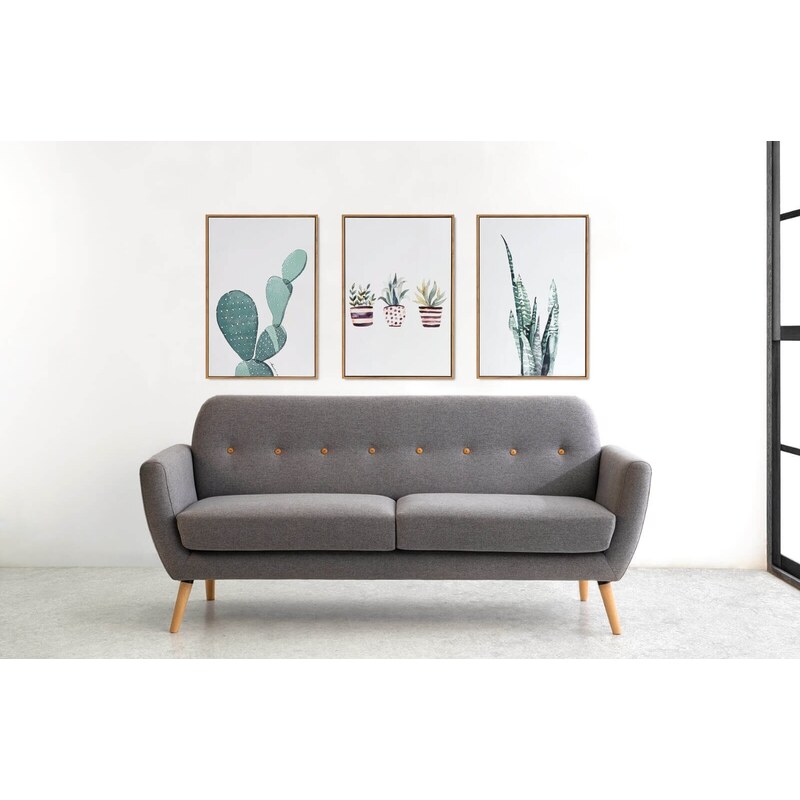 Set tří obrazů Somcasa Cactus 60 x 40 cm