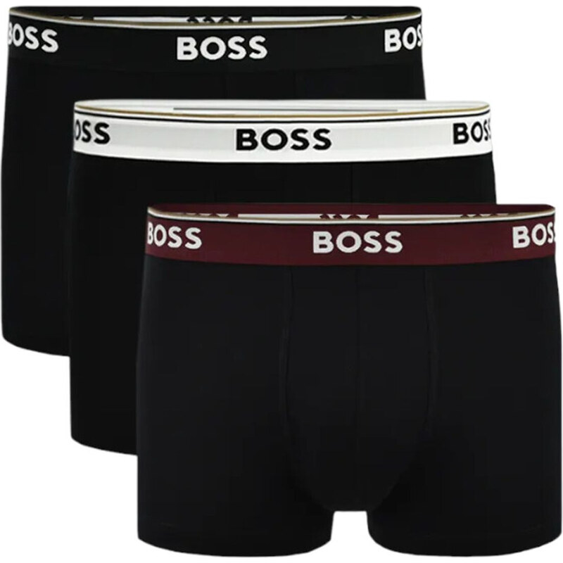 3PACK pánské boxerky BOSS černé (50499420 973)