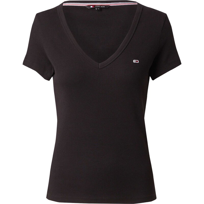 Tommy Jeans Tričko Essential námořnická modř / červená / černá /