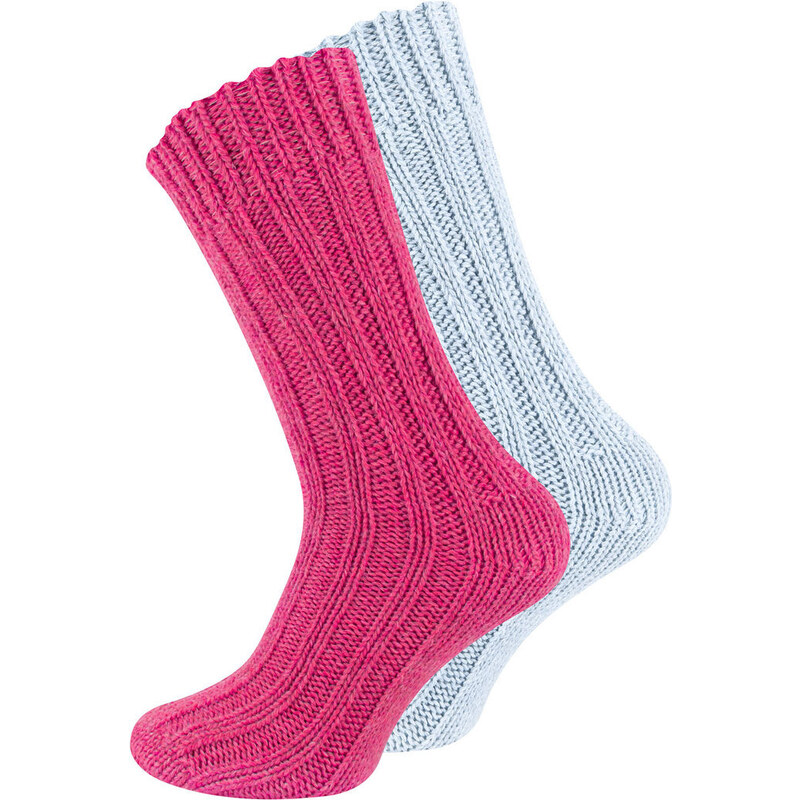 Ponožky dámské robustní s vlnou ALPAKA - 2 páry