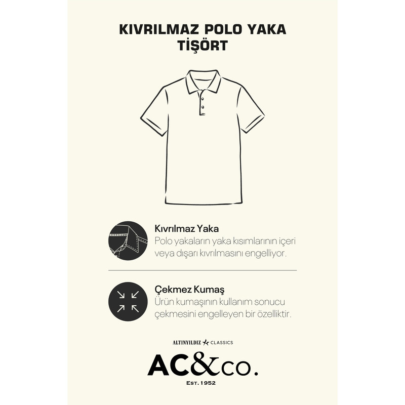 AC&Co / Altınyıldız Classics Pánská bavlněná tkanina proti smrštění Slim Fit Slim Fit Fialovo-bílé tričko s rolákem proti rolování.