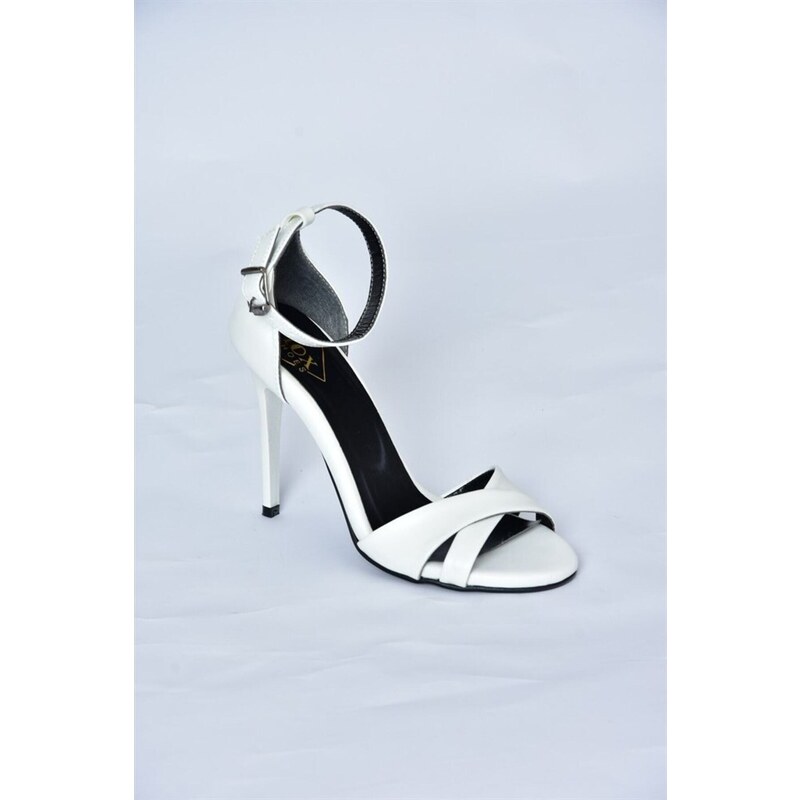 Fox Shoes White Women's Classic Heeled Shoes