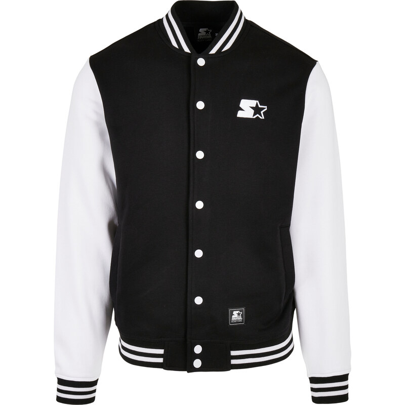 Starter Black Label Starter College Fleece Jacket černo/bílá