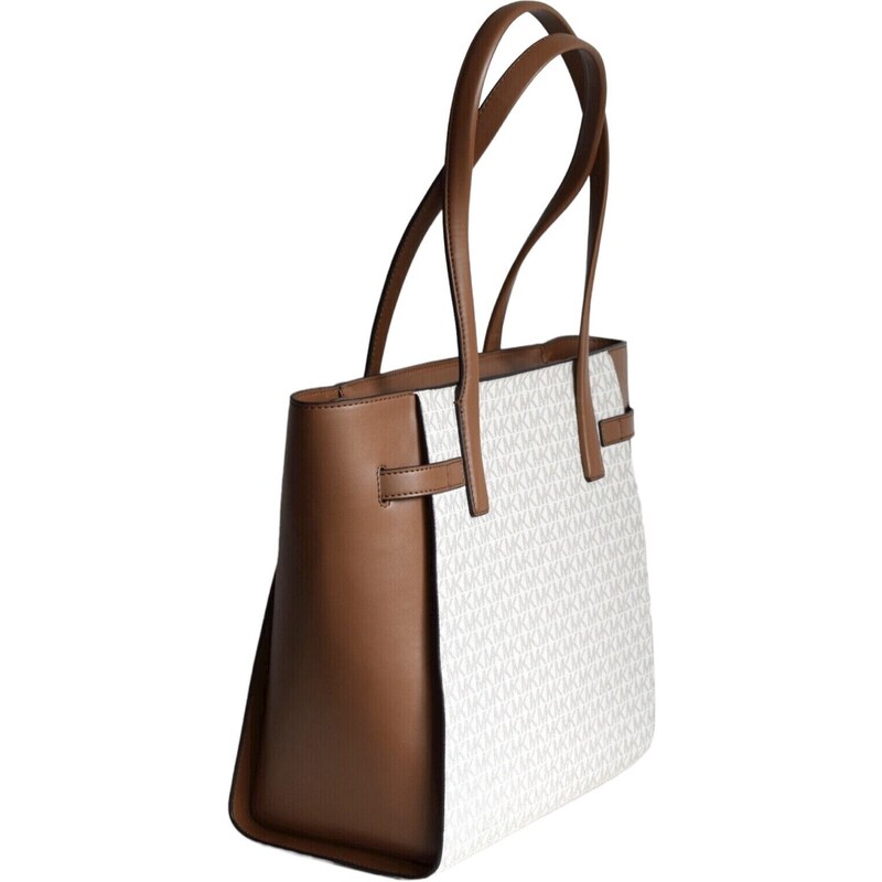 Kabelka Michael Kors Carmen LG logo Tote vanilla