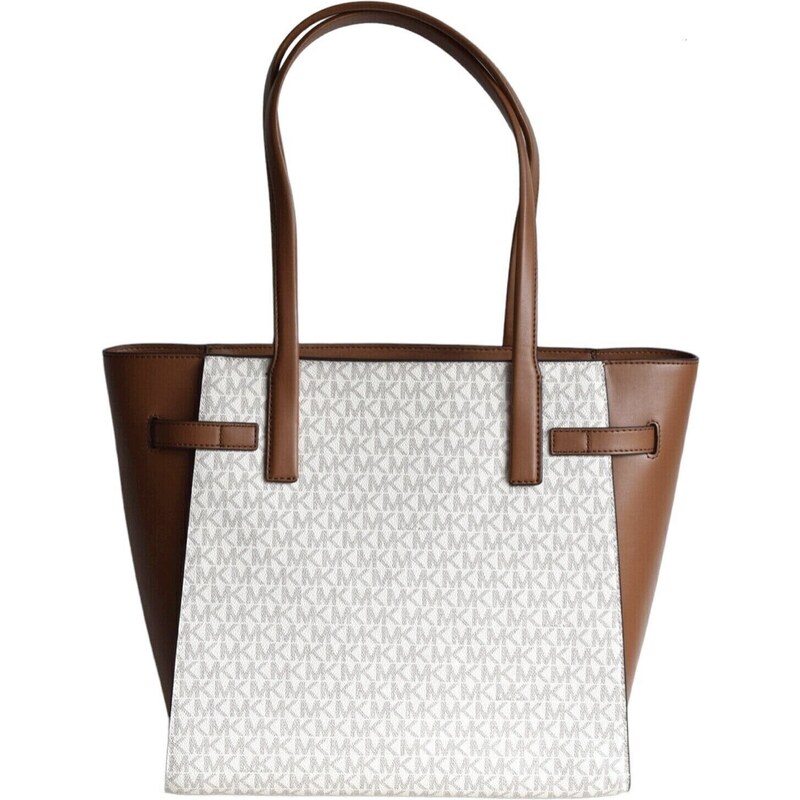 Kabelka Michael Kors Carmen LG logo Tote vanilla