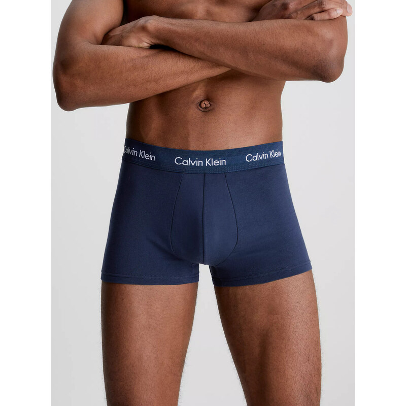 Pánské spodní prádlo 3P LOW RISE TRUNK 0000U2664G4KU - Calvin Klein