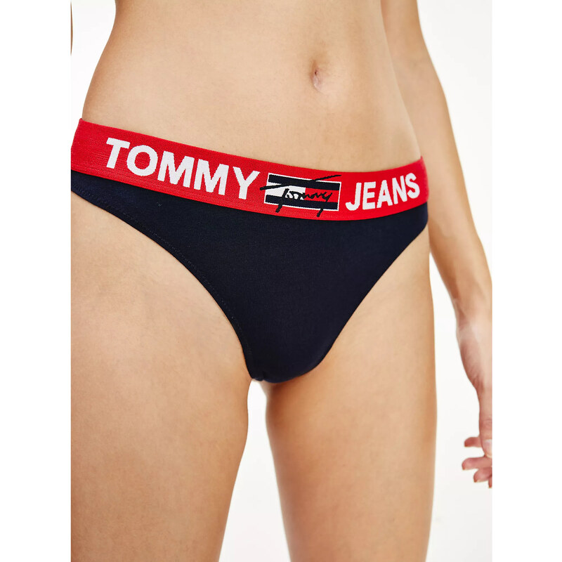 Close to Body Dámské kalhotky THONG UW0UW02823DW5 - Tommy Hilfiger