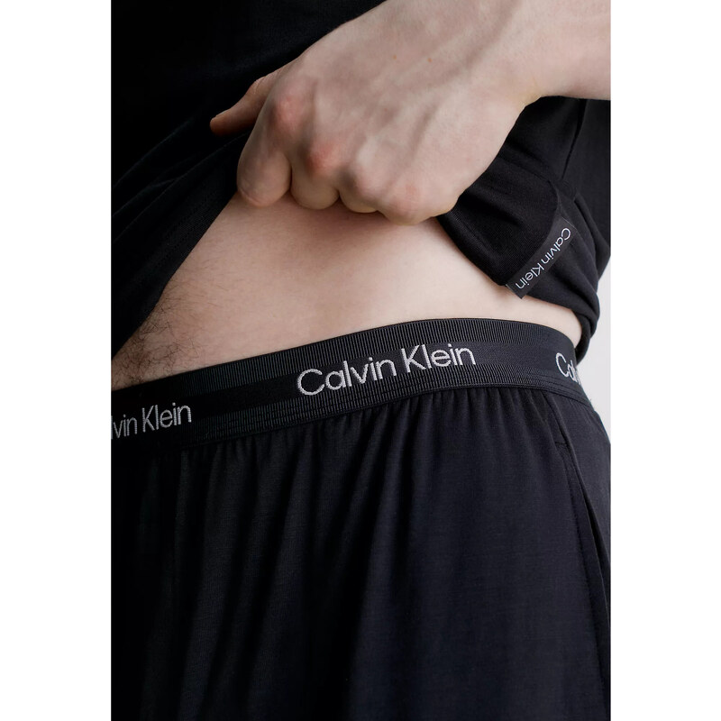 Spodní prádlo Pánské šortky SLEEP SHORT 000NM2233AUB1 - Calvin Klein