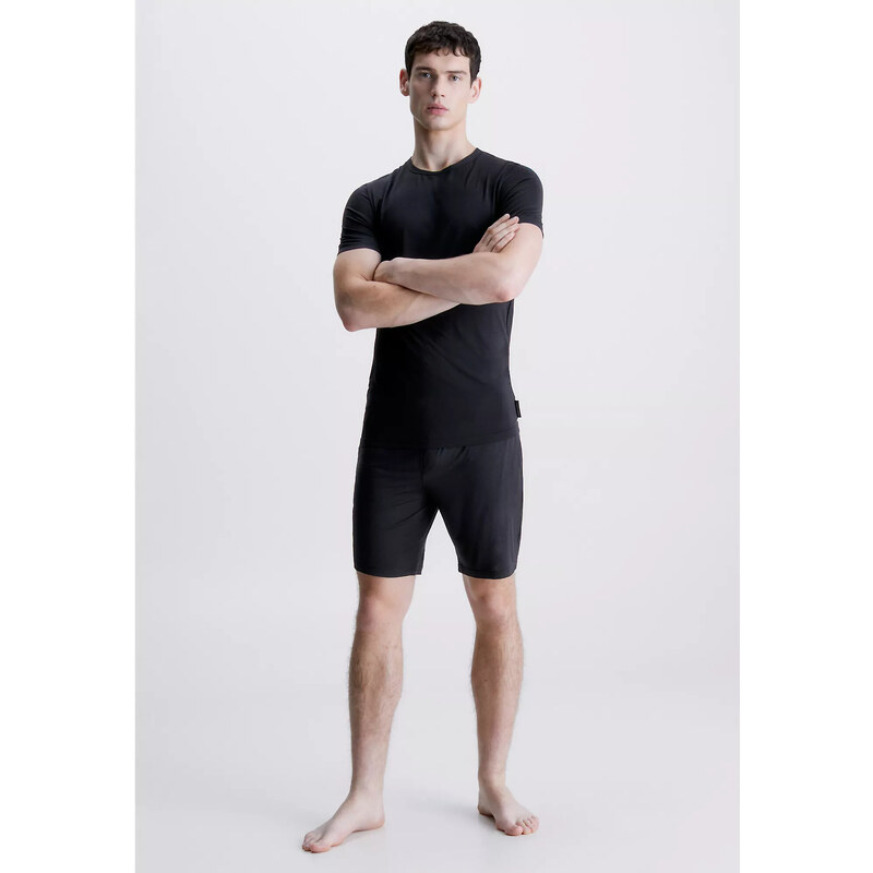 Spodní prádlo Pánské šortky SLEEP SHORT 000NM2233AUB1 - Calvin Klein