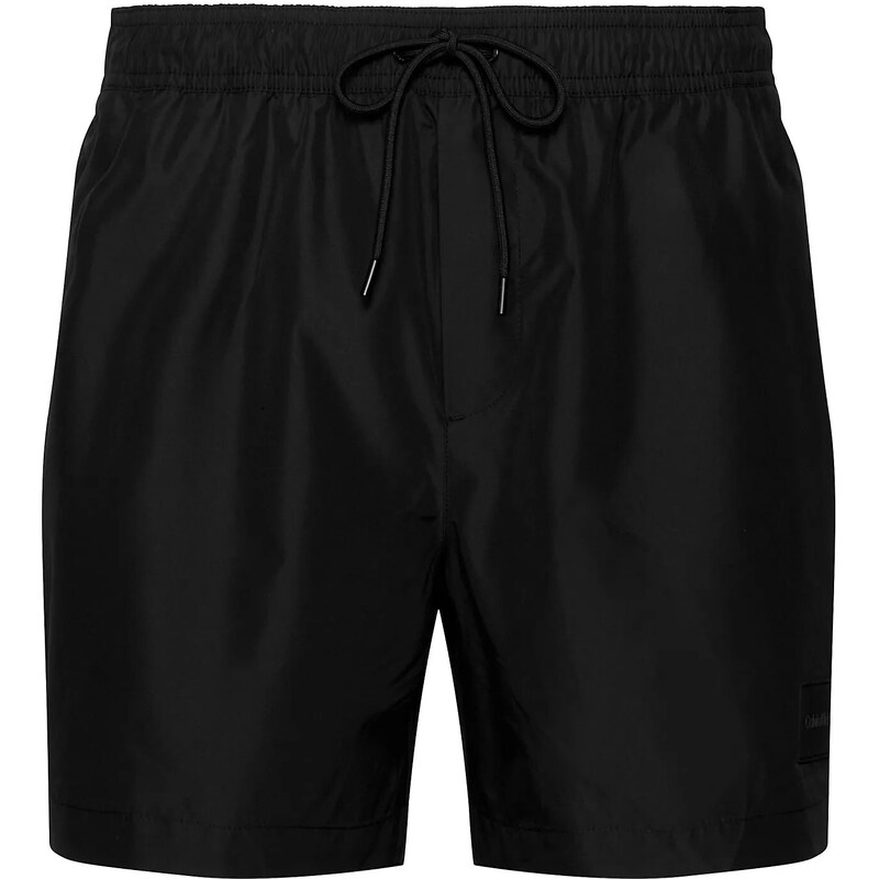 Pánské plavky Tkaný spodní díl MEDIUM DRAWSTRING KM0KM00919BEH - Calvin Klein