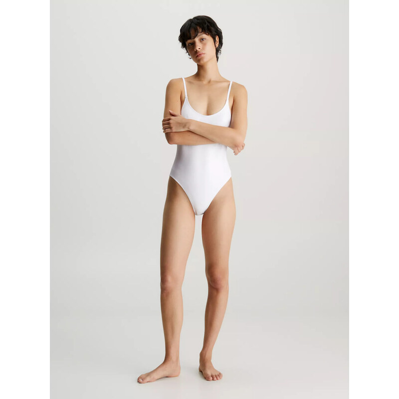 Dámské jednodílné plavky SCOOP BACK ONE PIECE KW0KW02255YCD - Calvin Klein