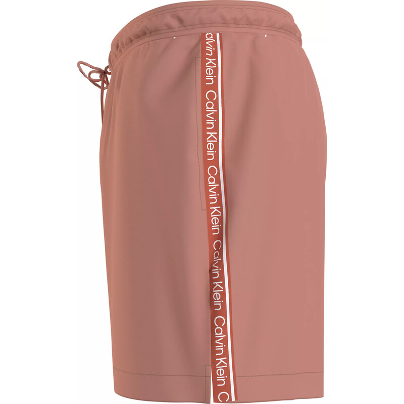 Pánské plavky Tkaný spodní díl MEDIUM DRAWSTRING KM0KM00810TL6 - Calvin Klein