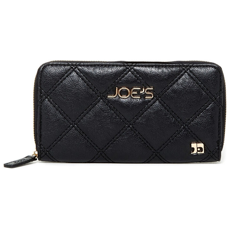 Joe´s Jeans Elegantní peněženka Diamond Quilt Wallet Black