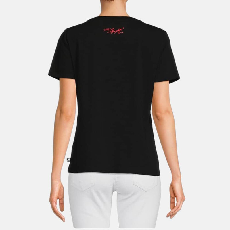 Dámské černé triko Karl Lagerfeld 55619