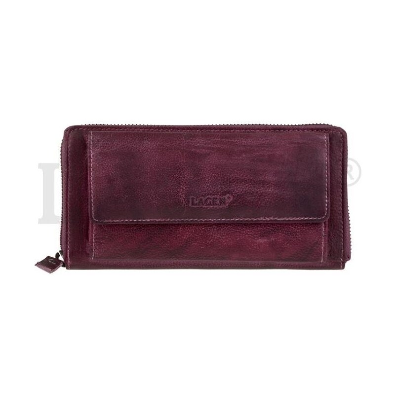 Lagen 786/017D plum peněženka 87610389