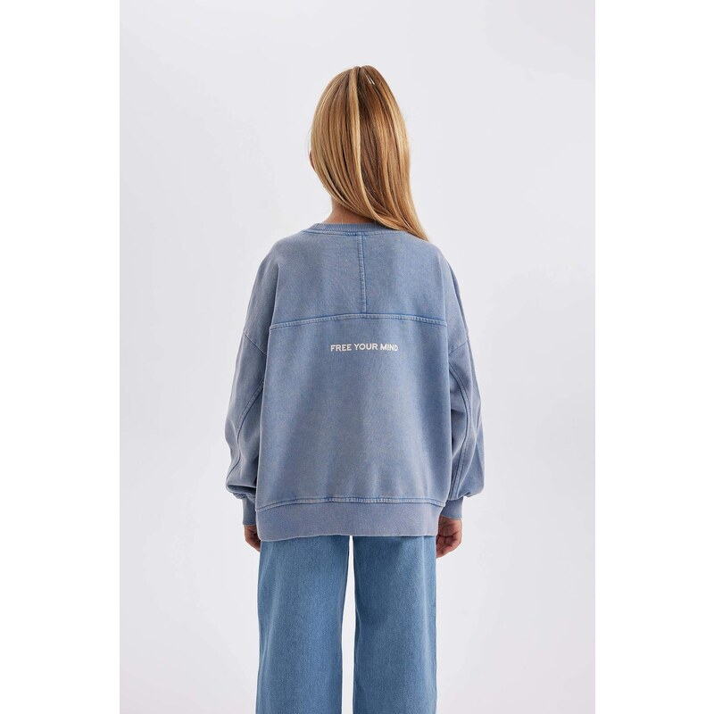 DEFACTO Oversize Fit Sweatshirt