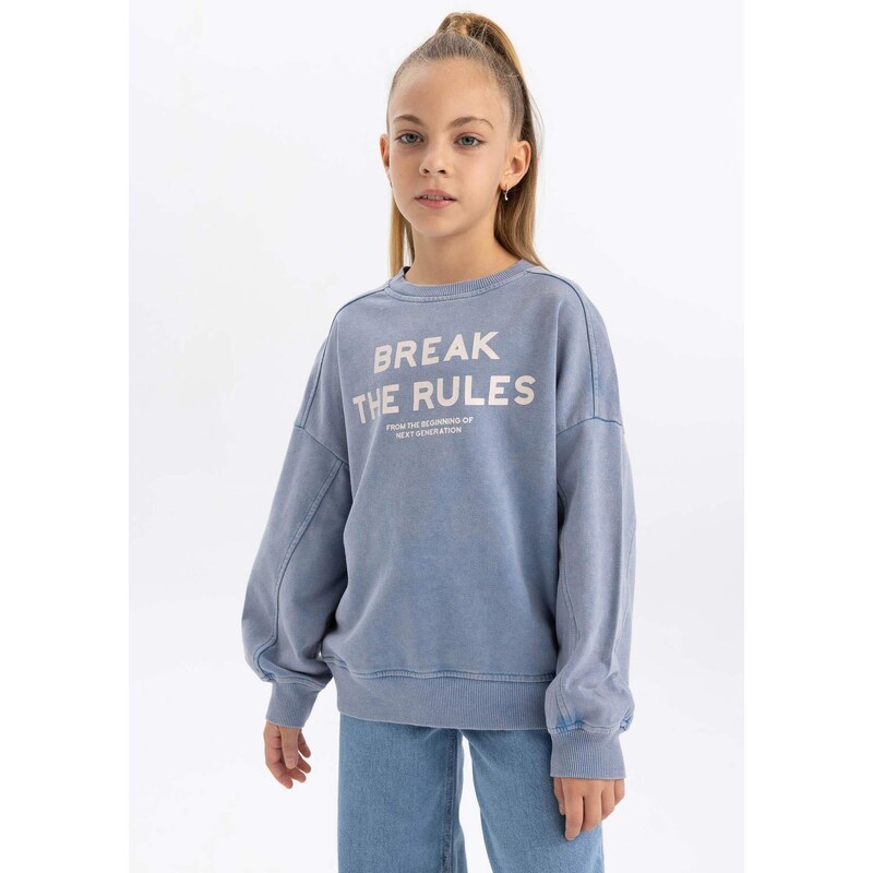 DEFACTO Oversize Fit Sweatshirt